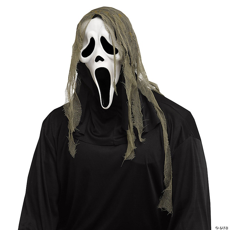 Adults Ghost Face Crypt Creature Gauze Mask