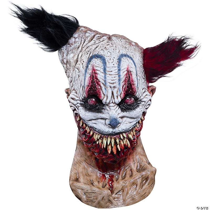 Adults Ghoulish Productions Clowns Que Clown Overhead Latex Mask - One Size