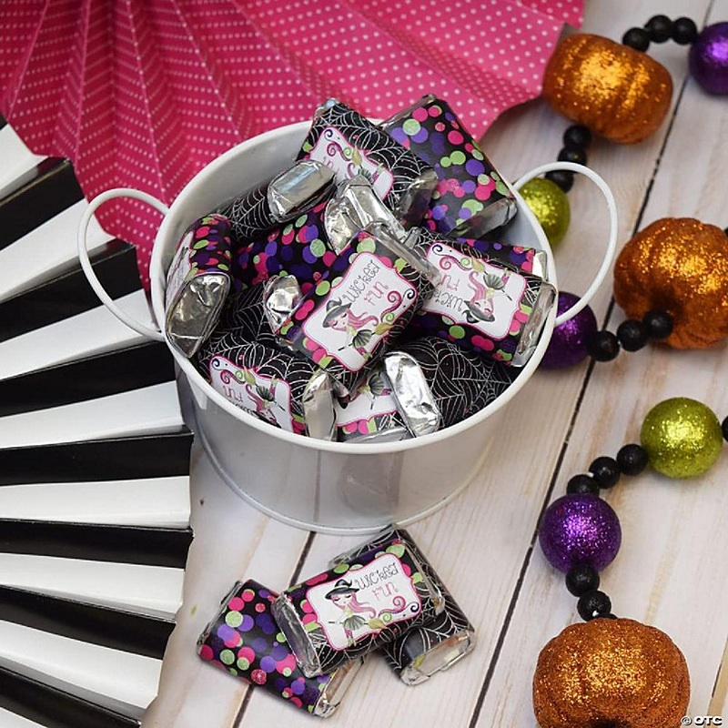 AmandaCreation Fancy Witch Mini Candybar Wrappers 45pc.
