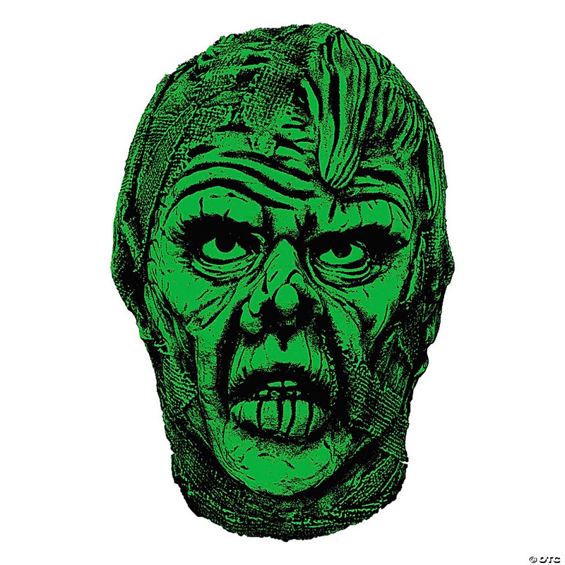 Don Post Studios Glow-in-the-Dark Glowing Ghoulies Mummy Overhead Mask - One Size