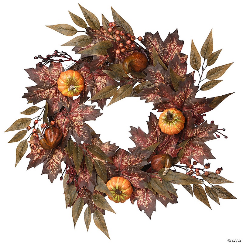 National Tree Company 24 in. Autumn Ivy Wreath