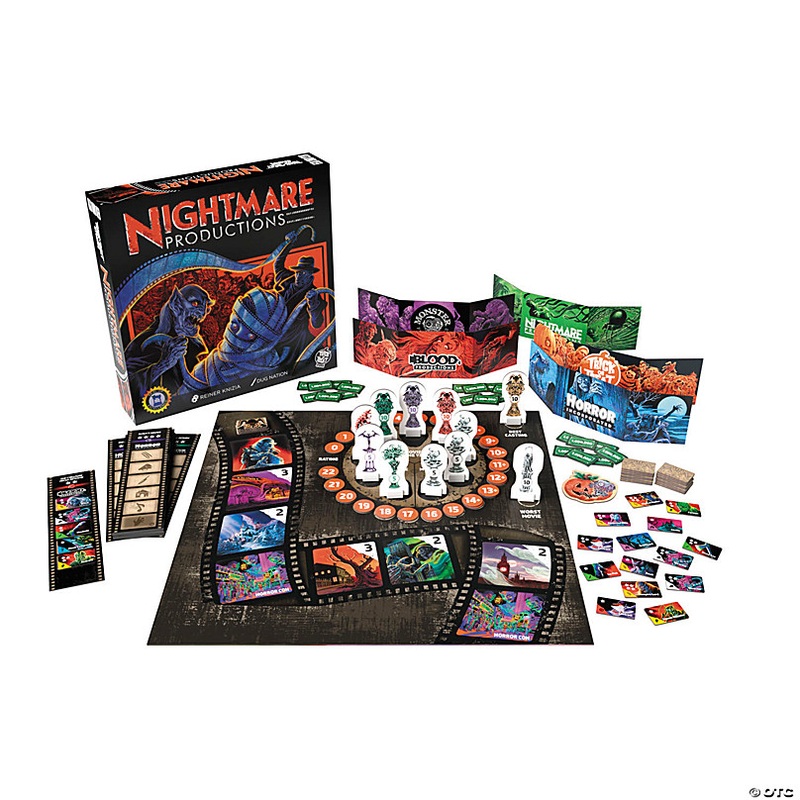 Reiner Knizia Nightmare Productions Board Game for 2-5 Players