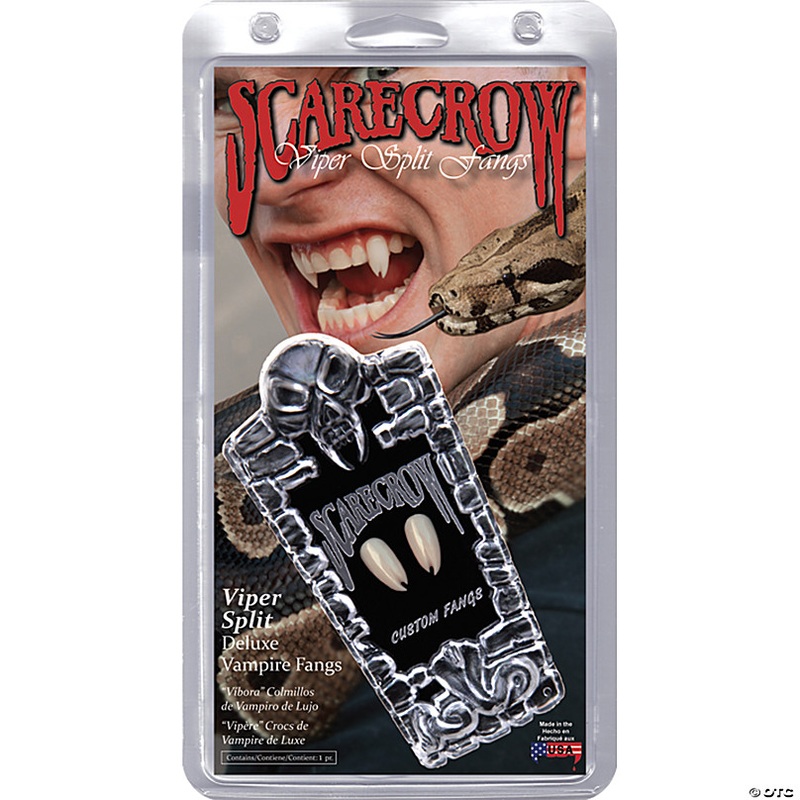 Scarecrow Viper Split Vampire Fangs