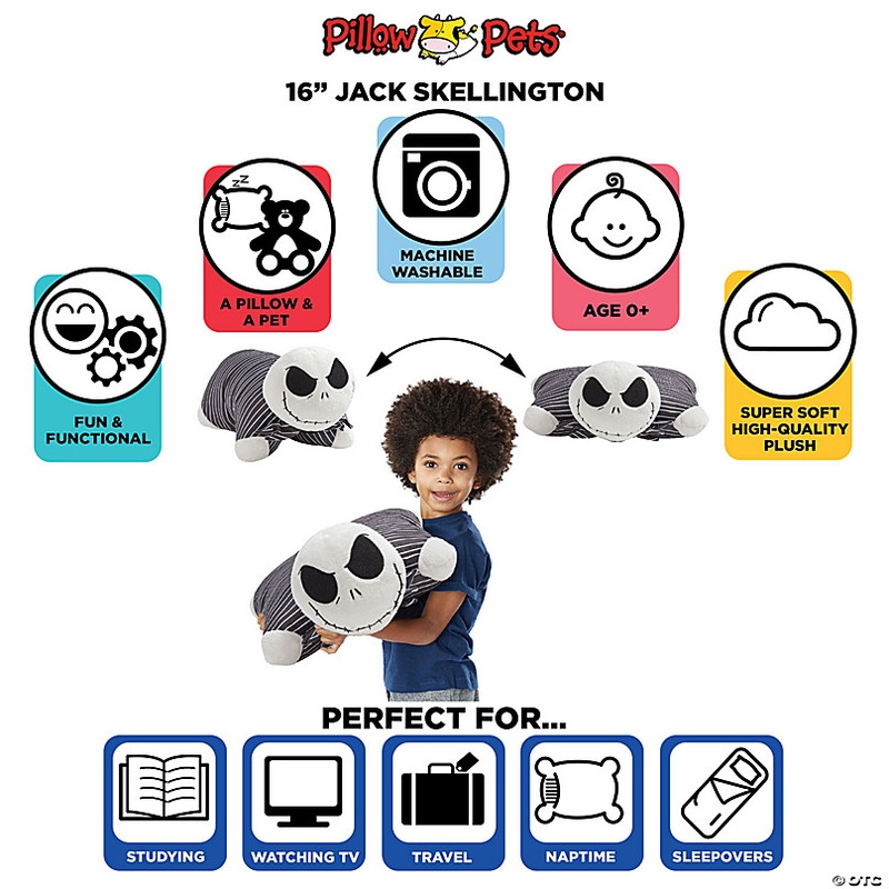 The Nightmare Before Christmas Jack Skellington Pillow Pet