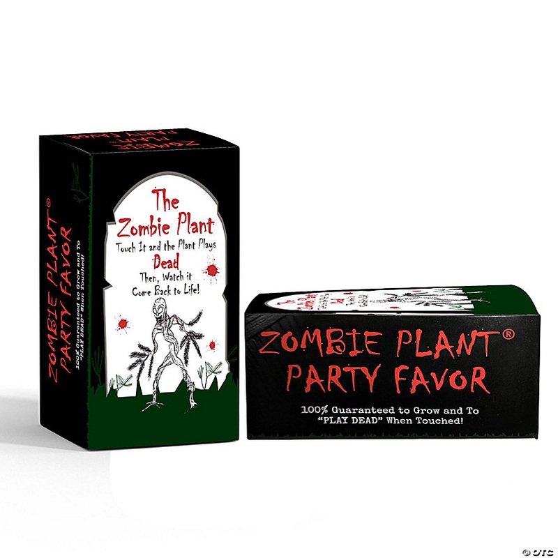Zombie Plant Birthday Party Favor Grow Kit (Set of 2) Plays Dead When You Touch It!