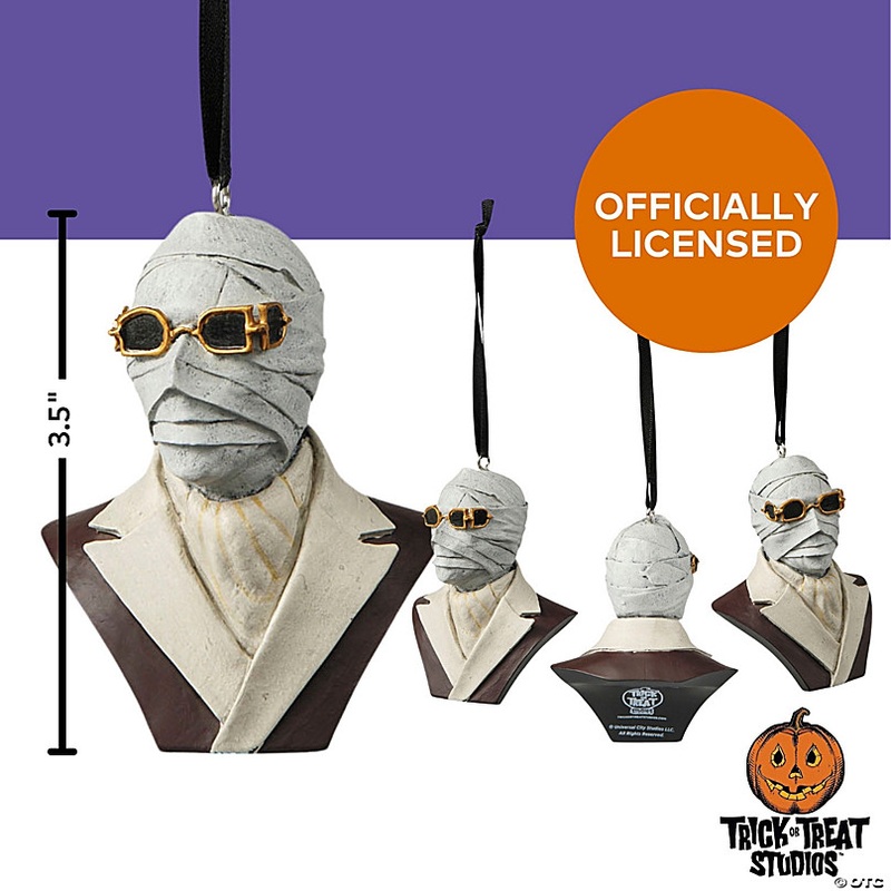 3 1/2 Universal Classic Monsters The Invisible Man Mini Bust Collectible Ornament