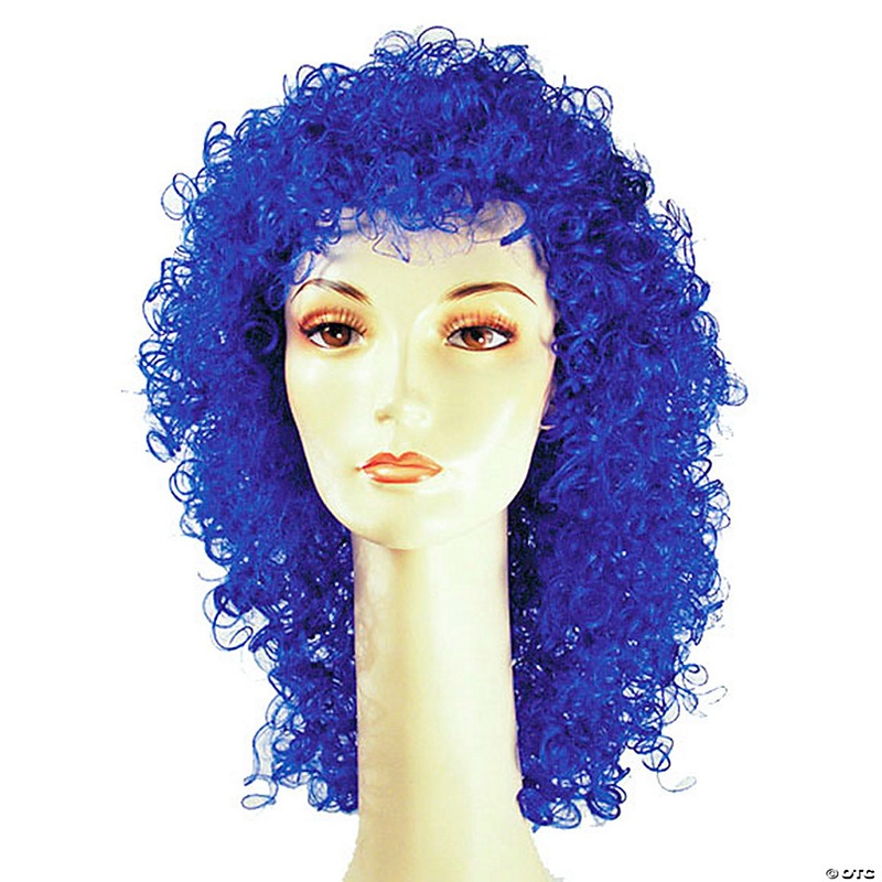 Adults Wet Look Clown Wig