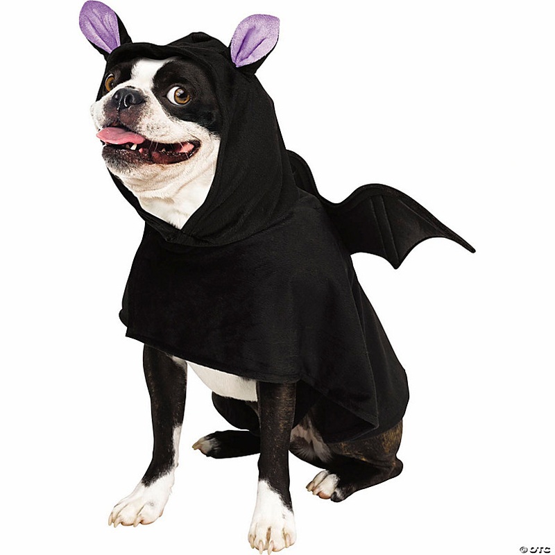 Black Bat Poncho Pet Costume