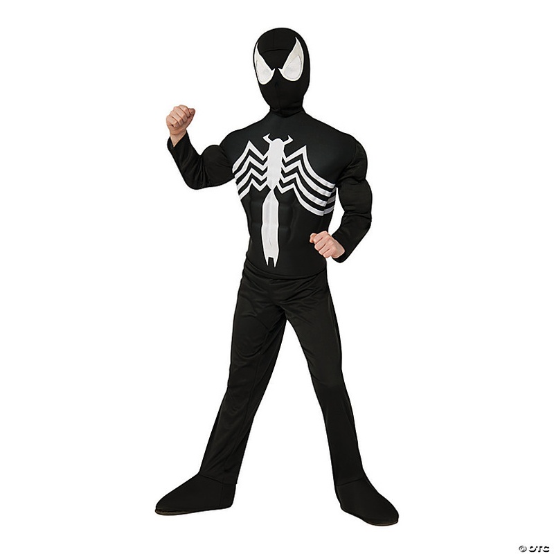Boys Black Deluxe Spider-Man Costume