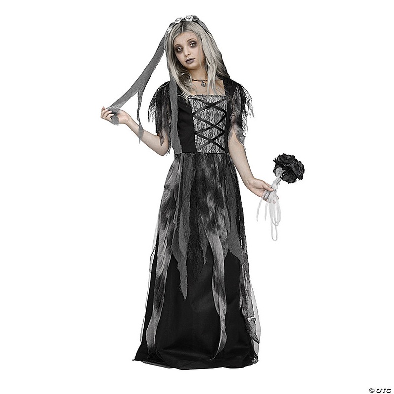 Girl's Cemetery Bride Costume