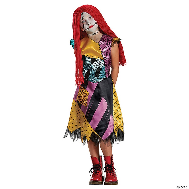 Girl's Deluxe The Nightmare Before Christmas Sally Costume