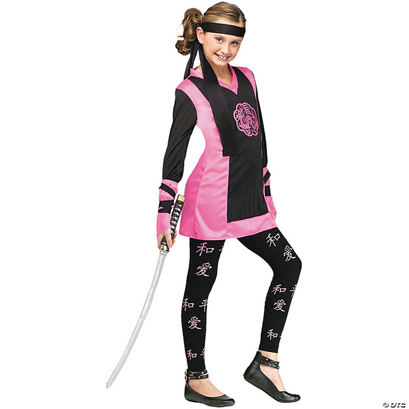 Girl's Dragon Ninja Costume