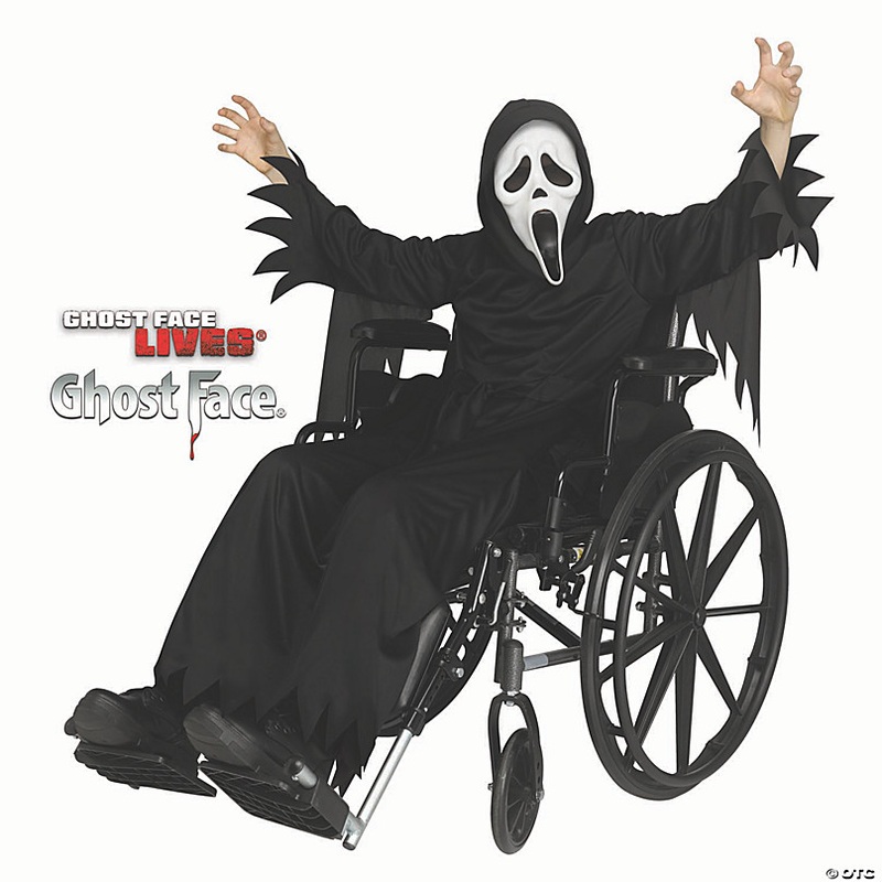 Kids Scream Ghost Face Adaptive Costume
