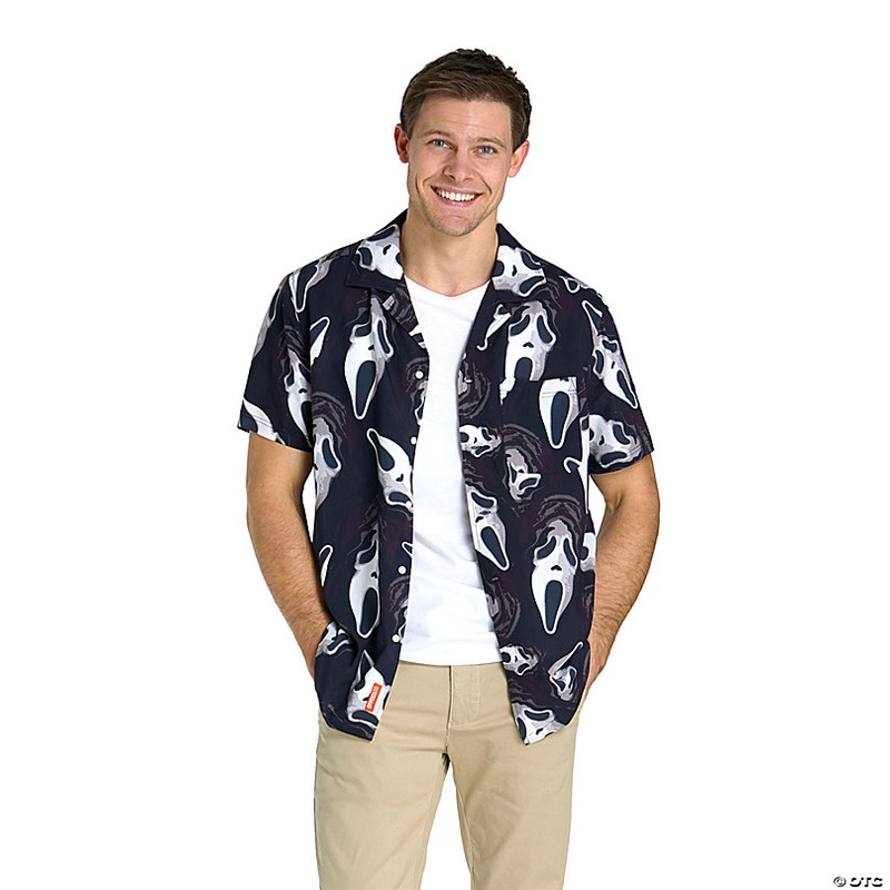 Men's Ghost Face Short Sleeve Shirt