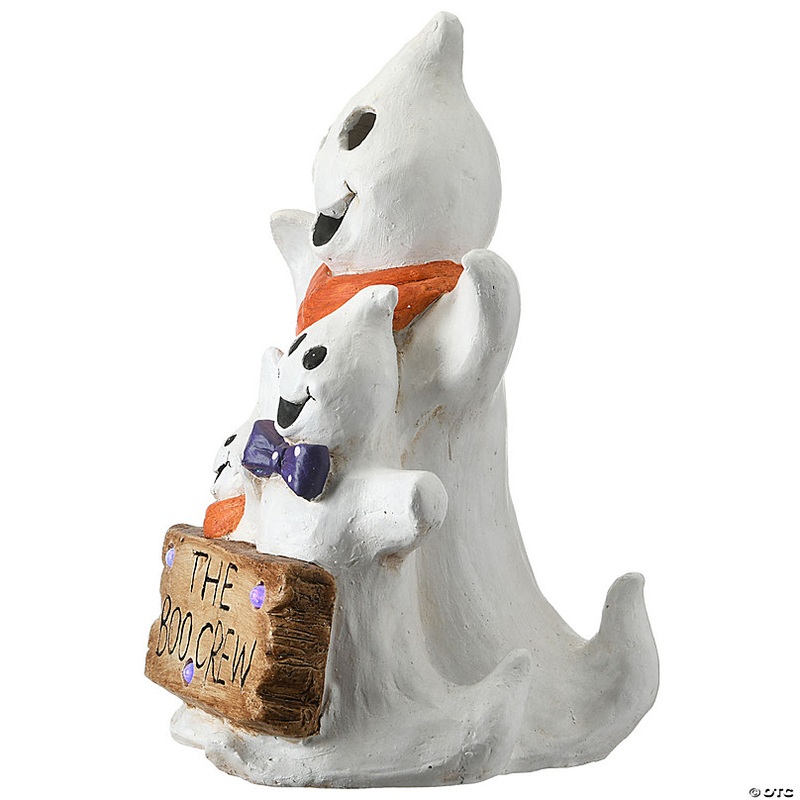 National Tree Company 21 in. Boo Crew Ghost Trio with LED Light