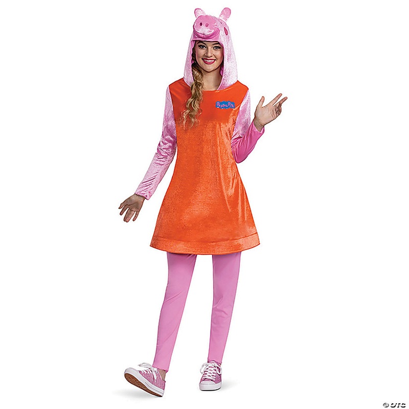 Women's Deluxe Peppa Pig Mummy Pig Costume