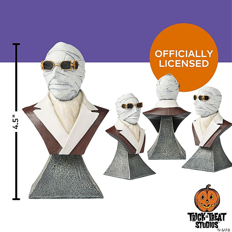 4 1/2 Universal Classic Monsters The Invisible Man Collectible Mini Bust Decoration