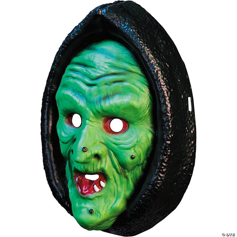 Adults Don Post Studios Witch Face Injection Molded Plastic Mask - One Size