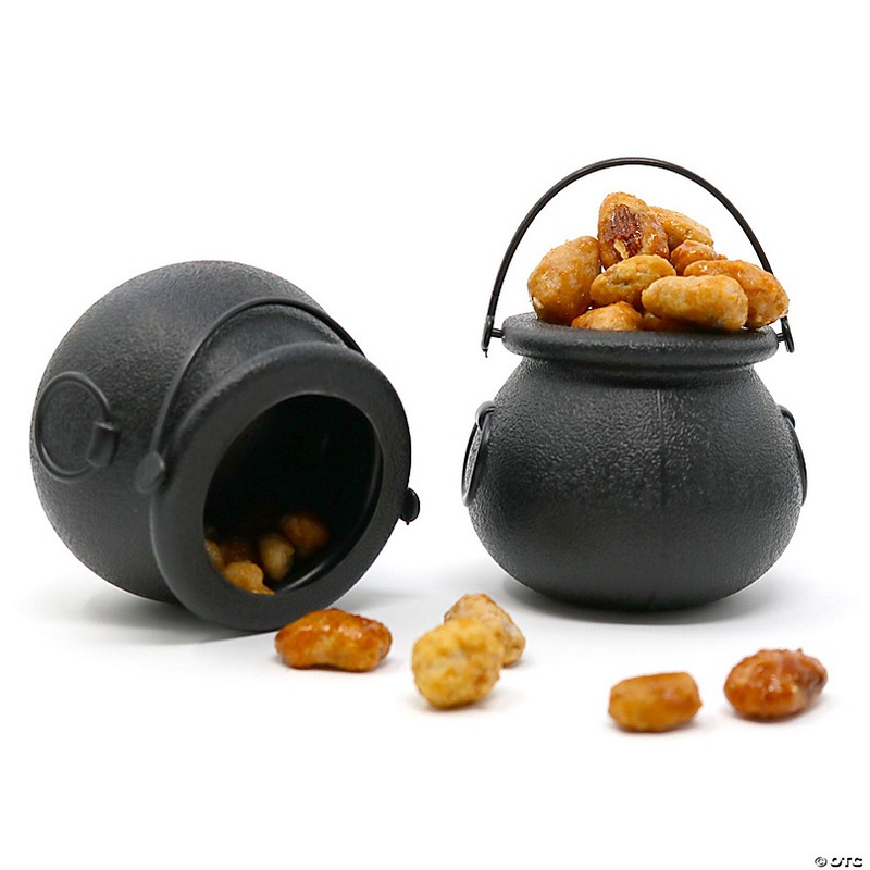 Big Mos Toys Candy Cauldron Kettles - 1 Dozen Party Decoration Supplies
