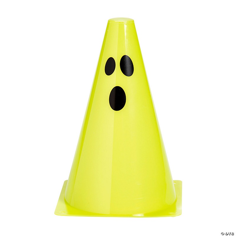 Glow-in-the-Dark Ghost Traffic Cones - 12 Pc.