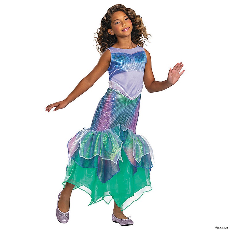 Kids Deluxe Live Action Little Mermaid Ariel Costume