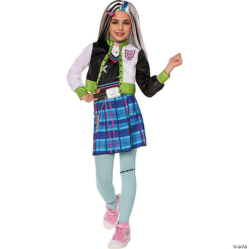 Kids Monster High Multicolored Frankie Stein Costume