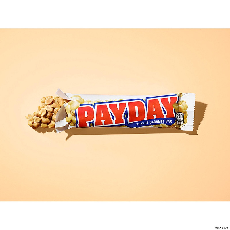 PAYDAY Peanut Caramel Full Size Bar, 1.85 oz, 24 Count