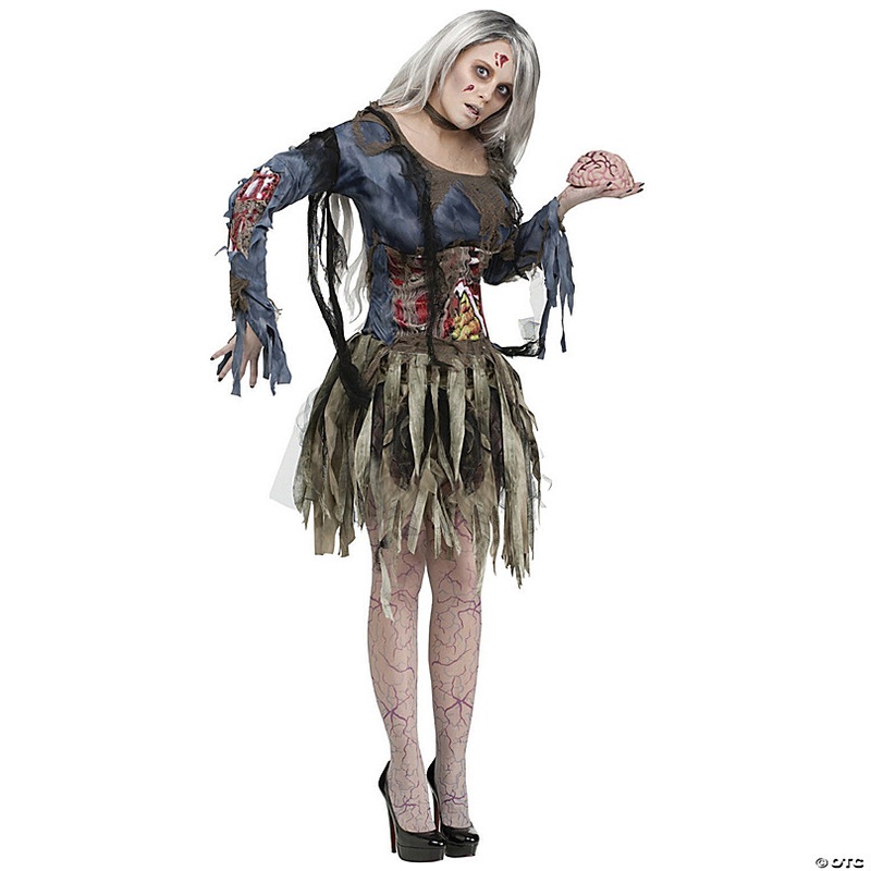 Womens Deluxe Zombie Costume