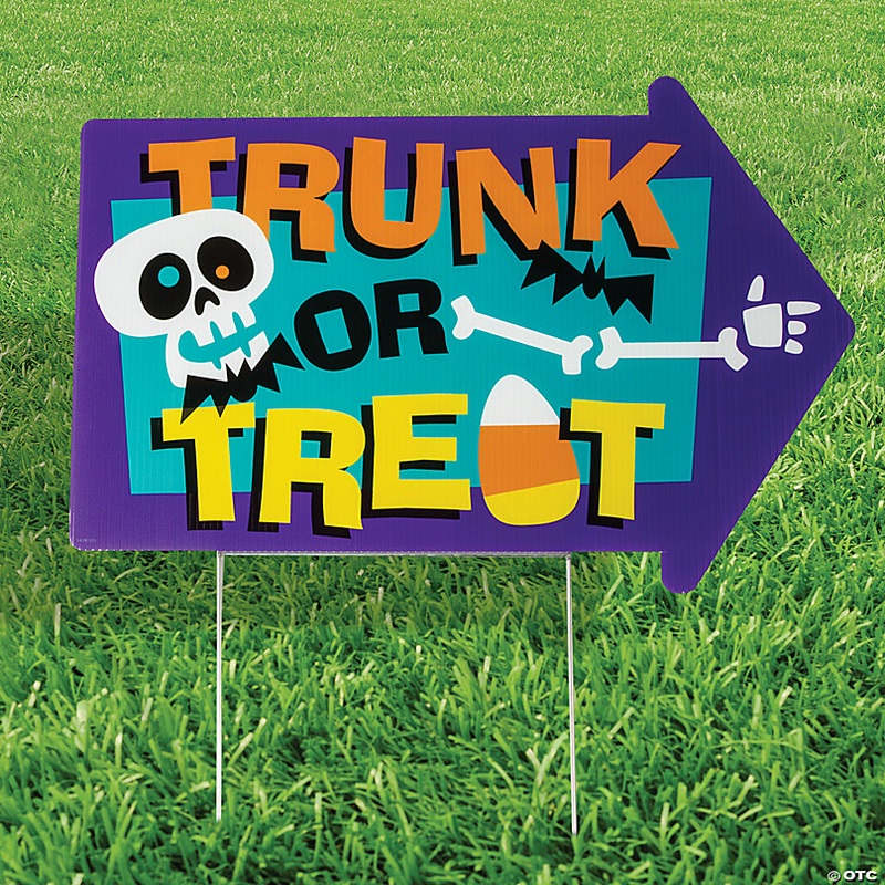 22 1/2 x 15 Trunk-Or-Treat Yard Sign