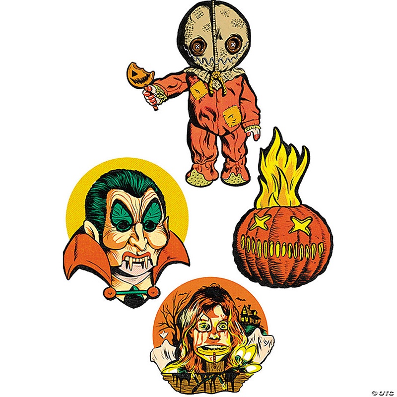 4 Pc. Trick r Treat Collection Series 1 Cutout Wall Decorations