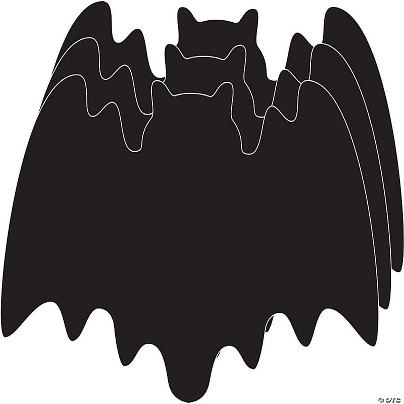 Creative Shapes Etc. - Small Single Color Creative Foam Craft Cut-outs - Bat