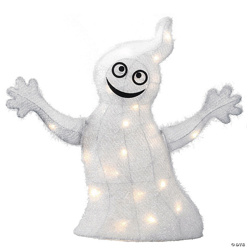 National Tree Company 18 in. Pre-Lit Smiling Ghost