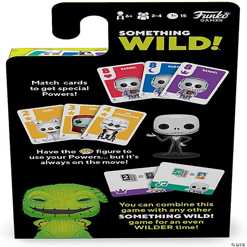 Nightmare Before Christmas Something Wild! Jack Skellington Card Game