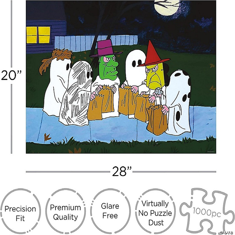 Peanuts Trick or Treat 1000 Piece Jigsaw Puzzle