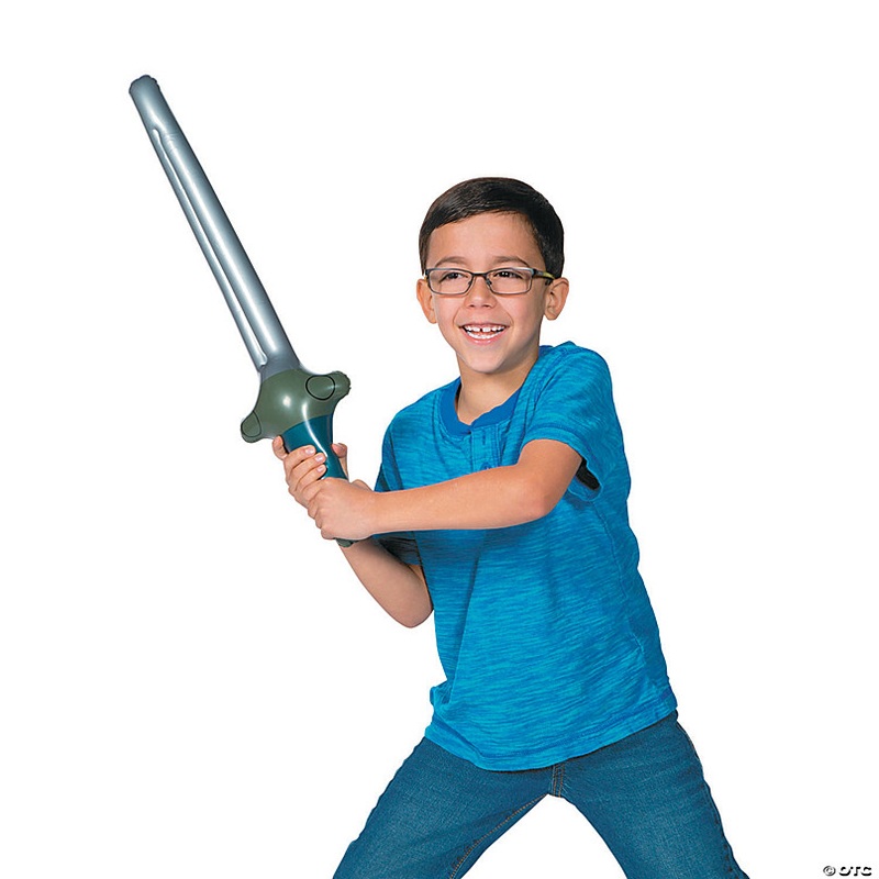 2 Ft. Inflatable Knight's Dragon-Slaying Vinyl Swords - 6 Pc.