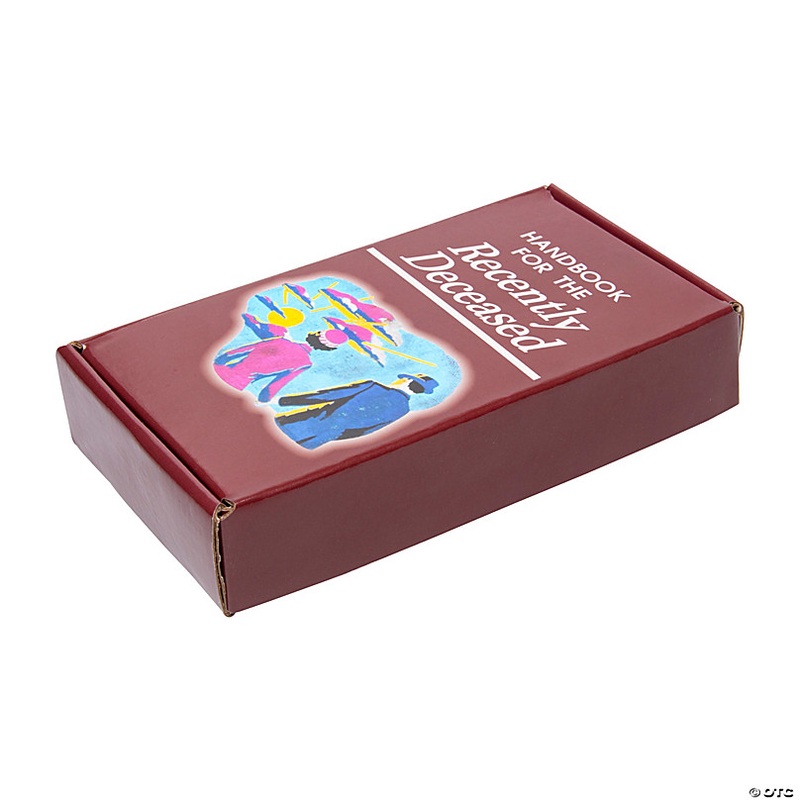 6 x 3 Beetlejuice Roach in a Handbook Box Cardboard Invitations - 12 Pc.