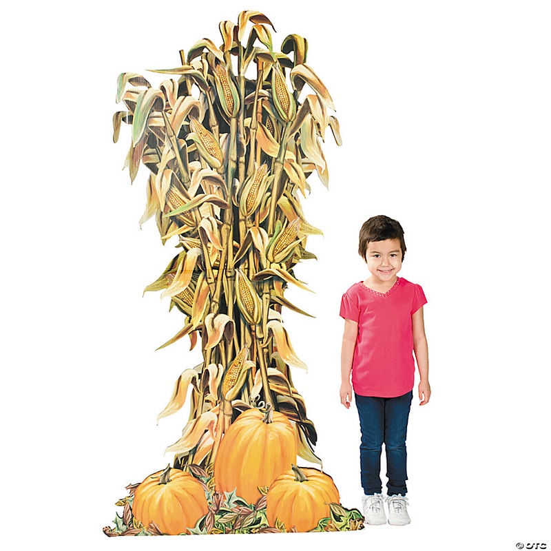70 Corn Stalk Cardboard Cutout Stand-Up