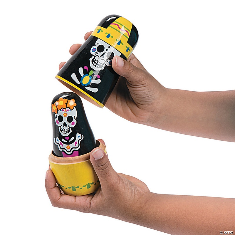 Day of the Dead Nesting Dolls - 5 Pc.
