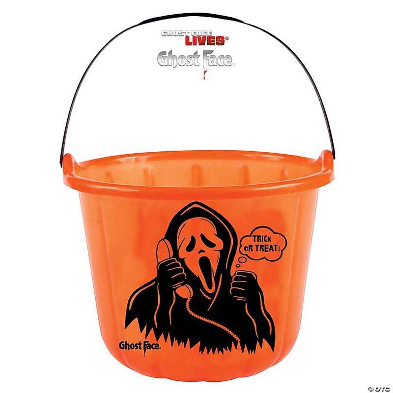 Kids Scream Ghost Face Treat Bucket