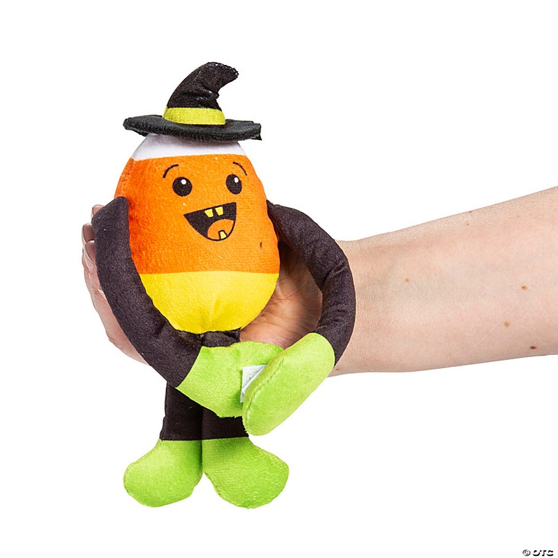 Long Arm Stuffed Candy Corns - 12 Pc.