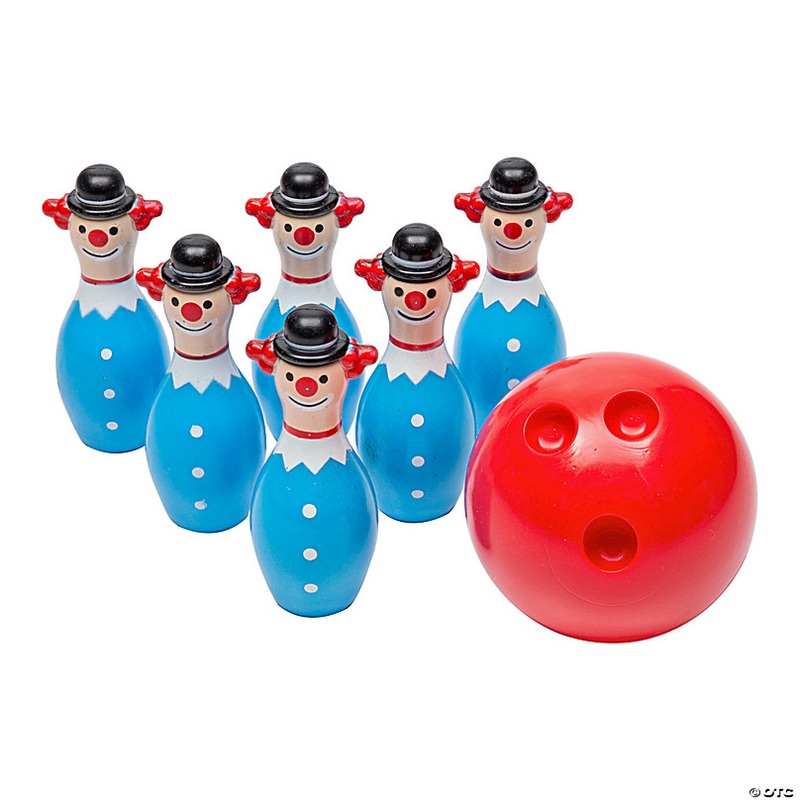 Mini Clown Bowling Set