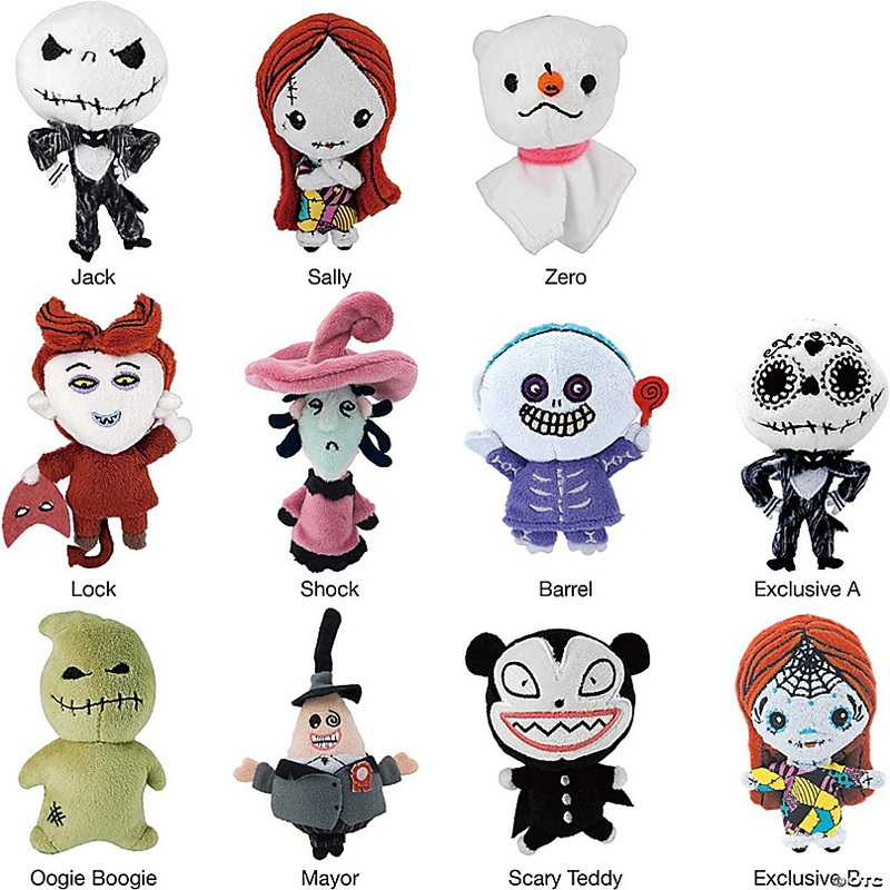 Nightmare Before Christmas Blind Bag Plush Bag Clip  One Random
