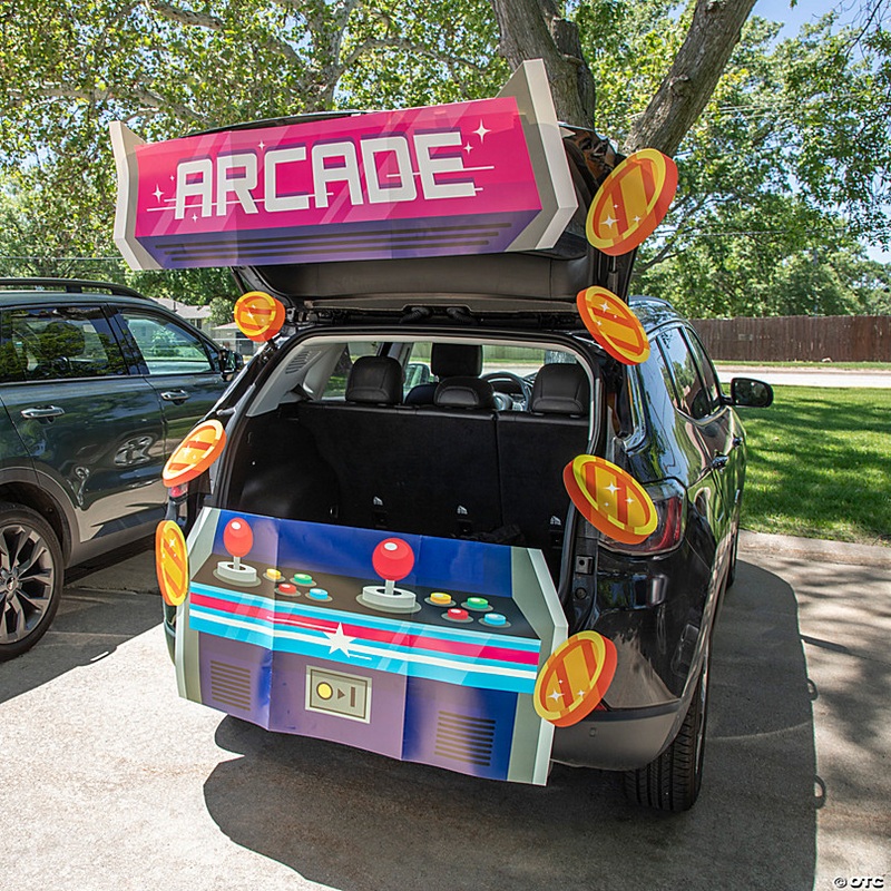 Value Arcade Gamer Trunk-or-Treat Decorating Kit - 10 Pc.