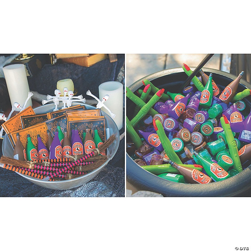 1 1/4 Bulk 240 Pc. Mini Witchs Potion Plastic Tubs of Slime