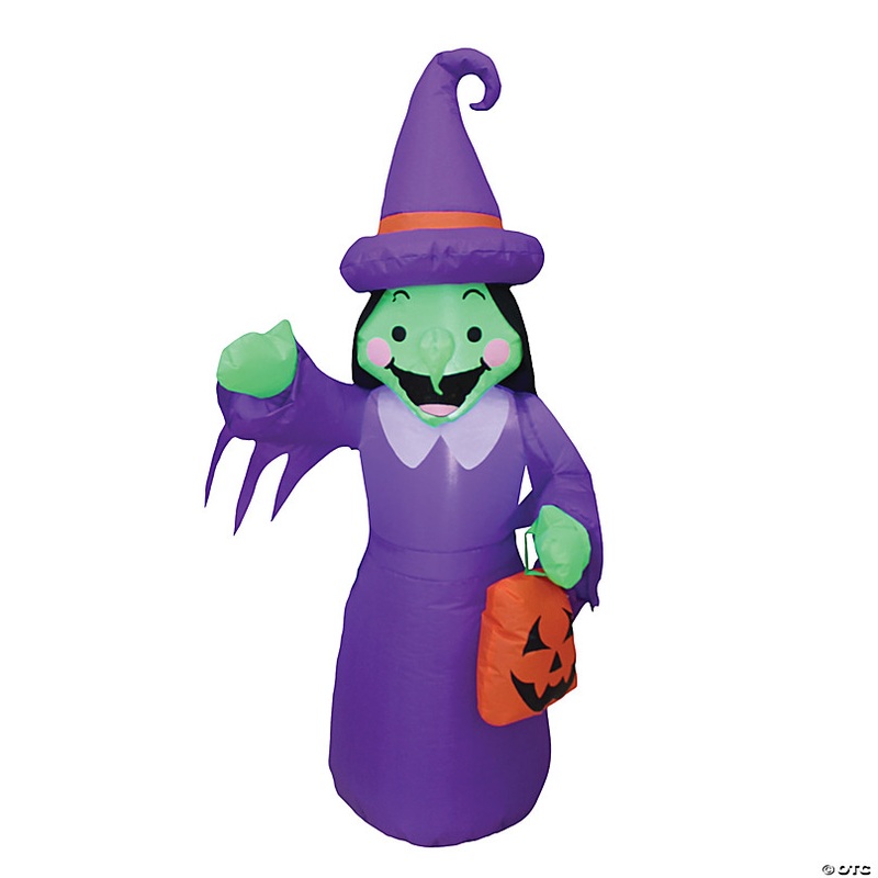 4' Inflatable Witch