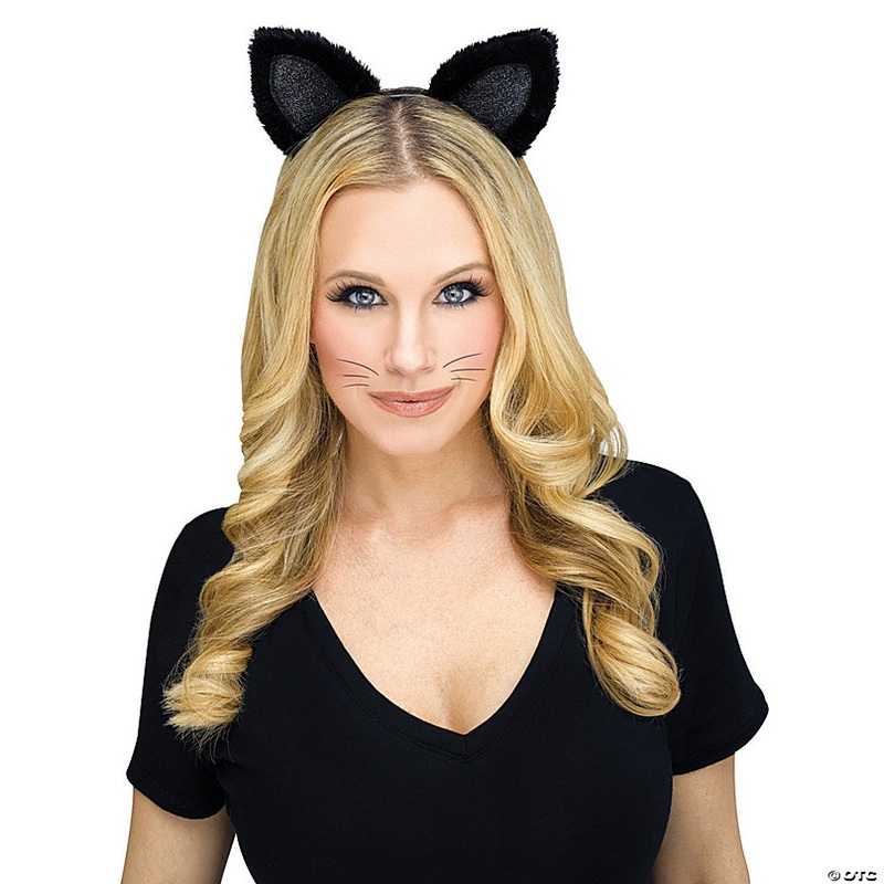 Adults Black Cat Headband