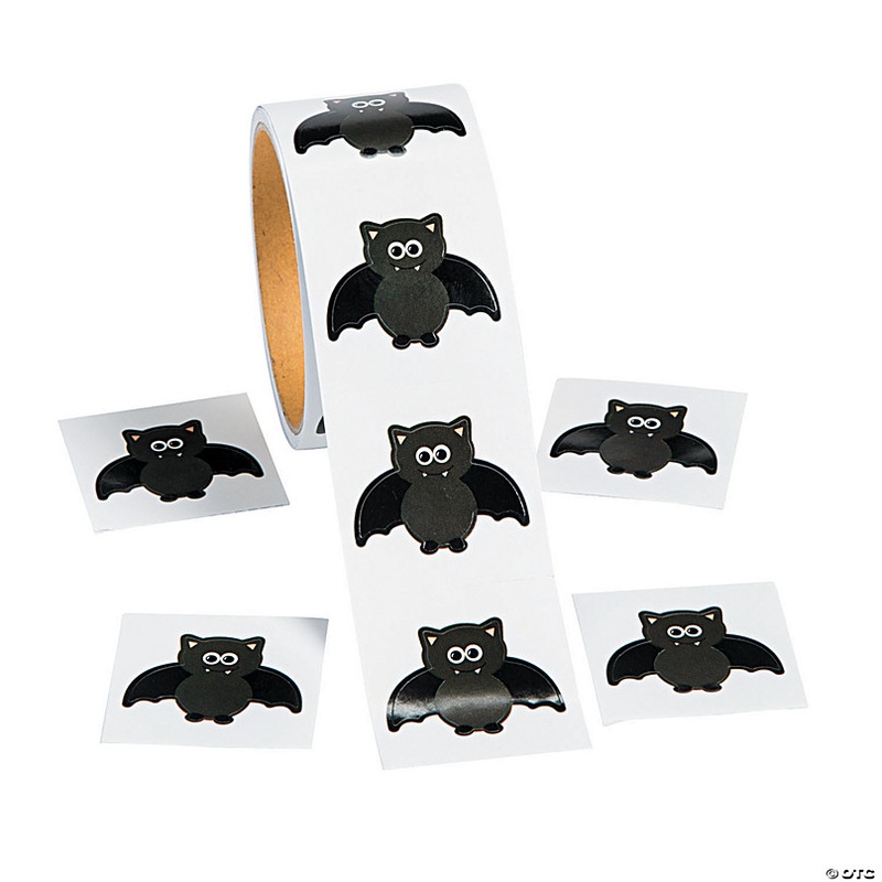 Bulk 100 Pc. Bat Sticker Roll