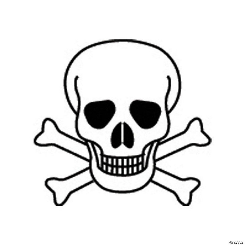 Creative Shapes Etc. - Incentive Stamp - Skull And Bones