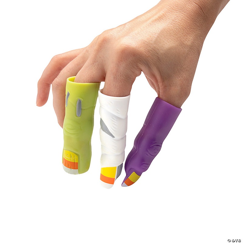 Creepy Candy Corn Fingers - 36 Pc.