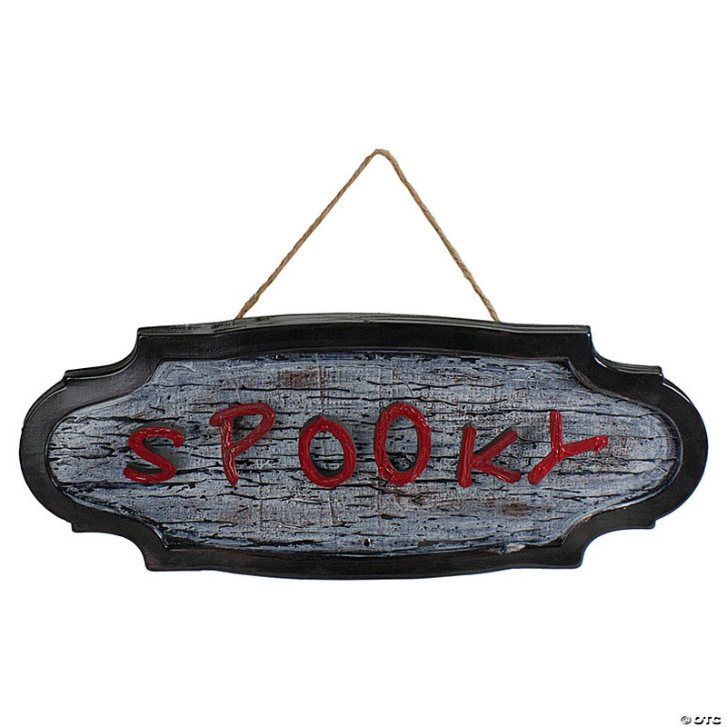 Northlight 20.5 Red and Gray Animated Spooky Halloween Sign